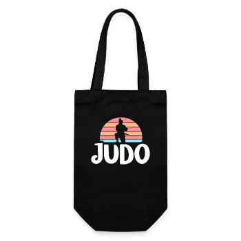 Judo Meister Ausrüstung Training Kampfsport Kit - Geschenkbeutel für Flaschen - Schwarz - Vorne