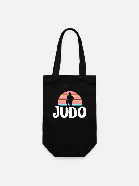 Judo Meister Ausrüstung Training Kampfsport Kit - Geschenkbeutel für Flaschen - Schwarz