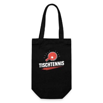 Ping Pong Fan-Hit Tischtennis Zubehör Spiel - Geschenkbeutel für Flaschen - Schwarz - Vorne