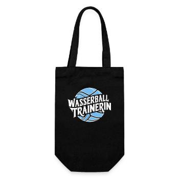 Wasserballtrainerin Coach Inspiration Meer Ball - Geschenkbeutel für Flaschen - Schwarz - Vorne