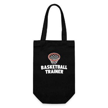 Bball Coach Must-Have Training Ausrüstung Idee - Geschenkbeutel für Flaschen - Schwarz - Vorne