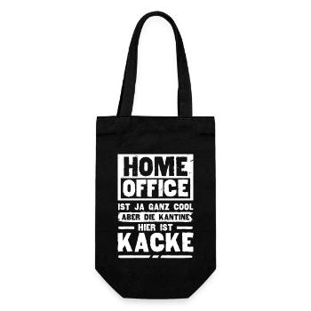 Team Home Office Kantine Büro Home Office - Geschenkbeutel für Flaschen - Schwarz - Vorne