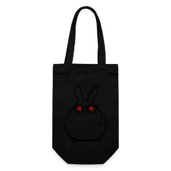 Lapin Drôle Pâques Drôle - Sac à bouteille - noir - Devant