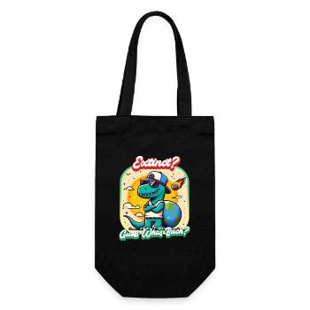 Extinct? Guess Who's Back? - Gift Bag for Bottles - black - Front