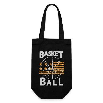Basketball Basketballer - Geschenkbeutel für Flaschen - Schwarz - Vorne