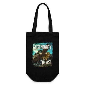 Legendary since 1995 - Gift Bag for Bottles - black - Front