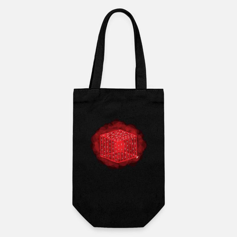 PIÈCE D’UNE CÉLÈBRE DISCOTHÈQUE VALENCIENNEv.Rojo - Sac à bouteille - noir