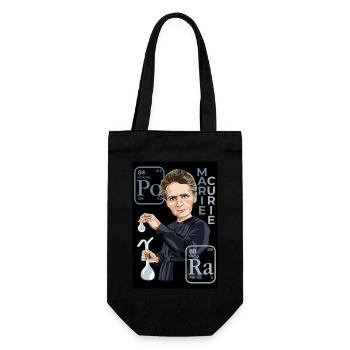 Marie Curie - Sac à bouteille - noir - Devant