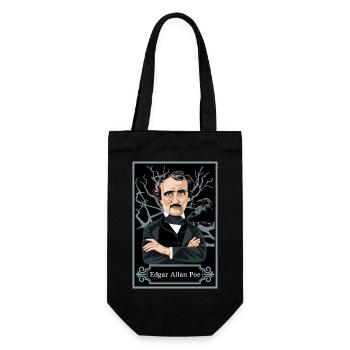 Edgar Allan Poe - Sac à bouteille - noir - Devant