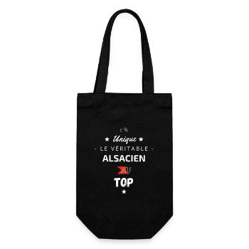 le véritable Alsacien au top - Sac à bouteille - noir - Devant