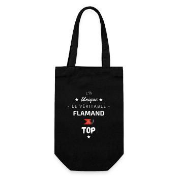 Le véritable flamand - Sac à bouteille - noir - Devant