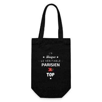 Le véritable Parisien au top - Sac à bouteille - noir - Devant