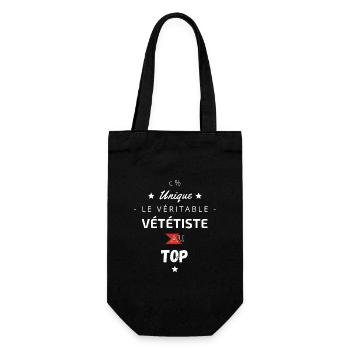 Le véritable vététiste au top - Sac à bouteille - noir - Devant