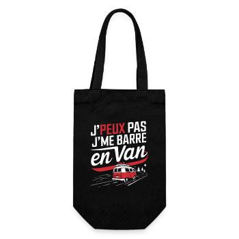 Ich kann nicht, ich habe einen Van - Geschenkbeutel für Flaschen - Schwarz - Vorne