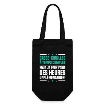 Casse couilles à temps complet - Sac à bouteille - noir - Devant