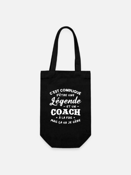 Légende et Coach - Sac à bouteille - noir