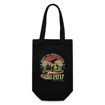 7 ans Vieilli à la Perfection né : décembre 2017 - Sac à bouteille - noir - Devant