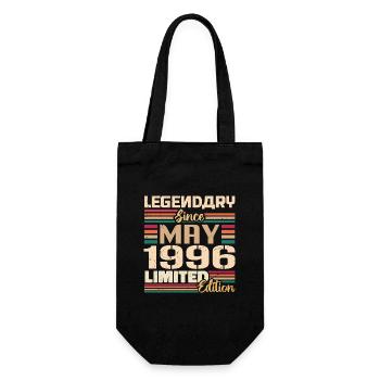 May 1996 May - Jubilee May 1996 - Gift Bag for Bottles - black - Front