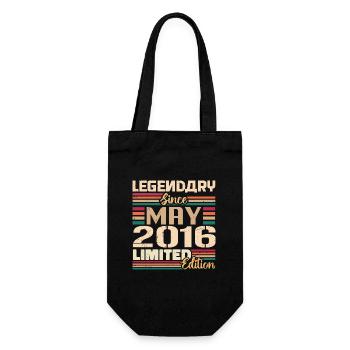May 2016 May - Anniversary May 2016 - Gift Bag for Bottles - black - Front