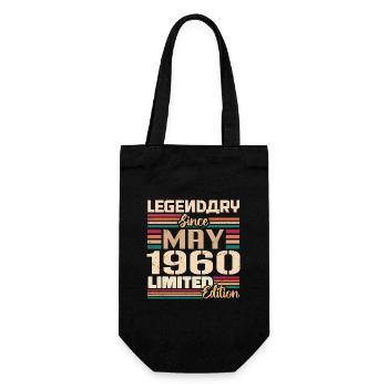 May 1960 May - Jubilee May 1960 - Gift Bag for Bottles - black - Front
