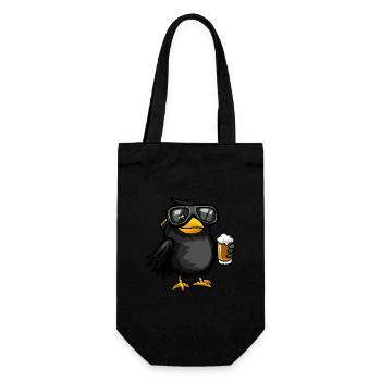 Bière après-ski Raven Crow - Sac à bouteille - noir - Devant