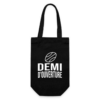 Rugby Cadeau Humour rugby demi d ouverture - Sac à bouteille - noir - Devant