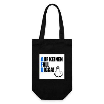 Definitely not digga - Gift Bag for Bottles - black - Front