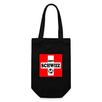 Switzerland - Gift Bag for Bottles - black - Front