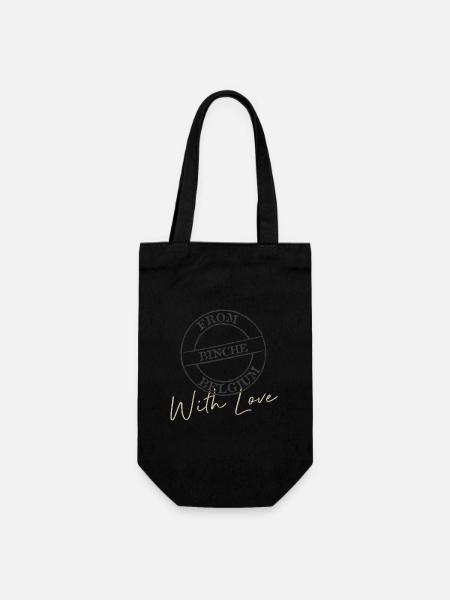 Binche with love - Gift Bag for Bottles - black