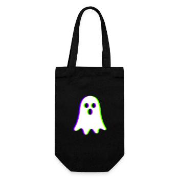 EDM Trikolor - Kleiner Geist - Glitch - Rave style - Geschenkbeutel für Flaschen - Schwarz - Vorne