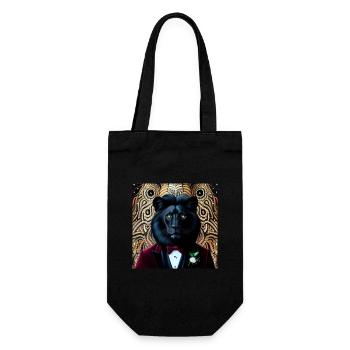 Guardian of the Leo Constellation - Gift Bag for Bottles - black - Front
