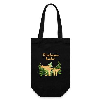 Chasseur de champignons - Sac à bouteille - noir - Devant