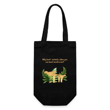 Chasse aux champignons - Sac à bouteille - noir - Devant