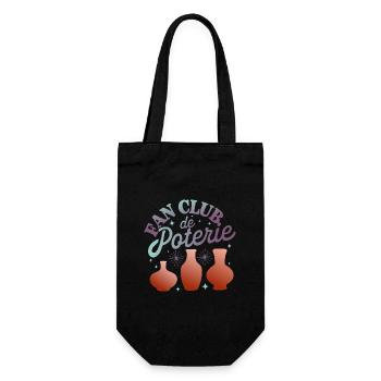 Fan Club de Poterie - Sac à bouteille - noir - Devant