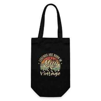 Mai 1940 Vintage Geschenk zum Jubiläum der 1940er Jahre - Geschenkbeutel für Flaschen - Schwarz - Vorne