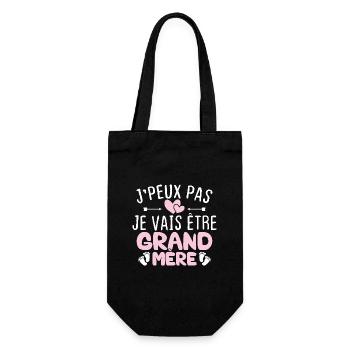 Je peux pas je vais être grand mère - Sac à bouteille - noir - Devant