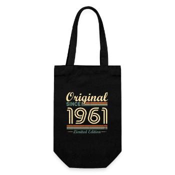 Original 1961 Vintage cadeau d'Anniversaire Rétro - Sac à bouteille - noir - Devant