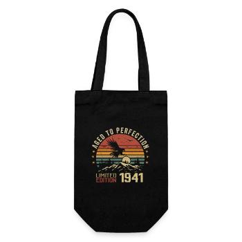 Vintage 1941 Limited Edition 1941 Retro 1941 - Gift Bag for Bottles - black - Front