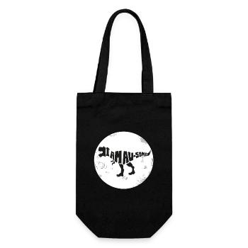Dinosaur I'm Awesome Style. Earth. World - Gift Bag for Bottles - black - Front