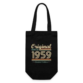 Original 1959 Vintage cadeau d'Anniversaire Rétro - Sac à bouteille - noir - Devant