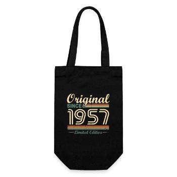 Original 1957 Vintage cadeau d'Anniversaire Rétro - Sac à bouteille - noir - Devant