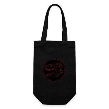 Tyrannosaurus Rex Fossil - Gift Bag for Bottles - black - Front