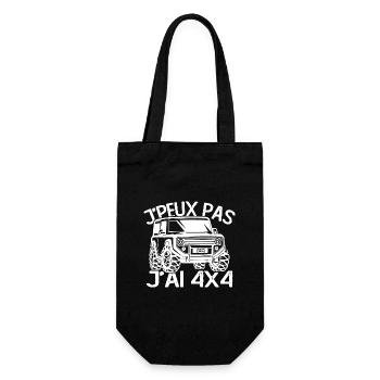 Je peux pas j'ai 4X4 - Sac à bouteille - noir - Devant