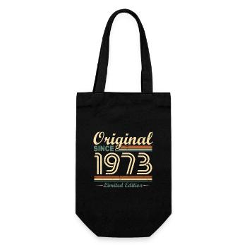 Original 1973 Vintage cadeau d'Anniversaire Rétro - Sac à bouteille - noir - Devant
