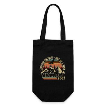 2007 Vintage Cadeau Anniversaire 2007 Retro 2007 - Sac à bouteille - noir - Devant