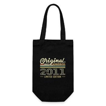 2011 Anniversaire Rétro 2011 Original 2011 Vintage - Sac à bouteille - noir - Devant
