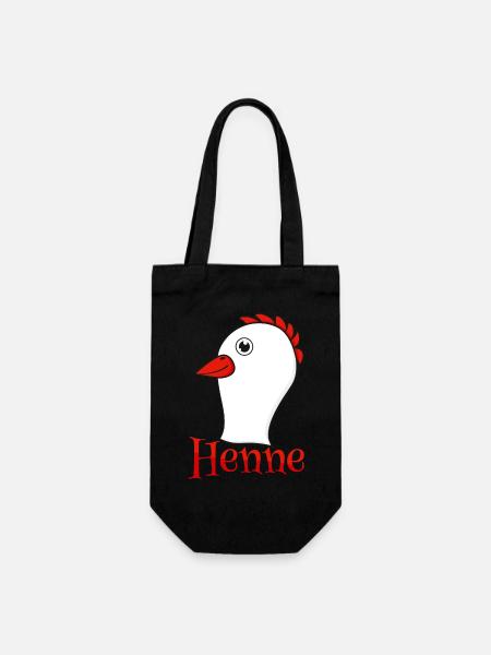 Chemise partenaire poule - Sac à bouteille - noir