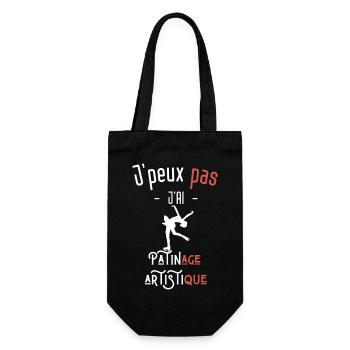 J'peux pas j'ai patinage artistique - Sac à bouteille - noir - Devant