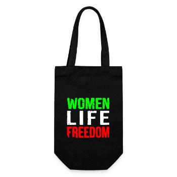 Women life freedom iran - Gift Bag for Bottles - black - Front