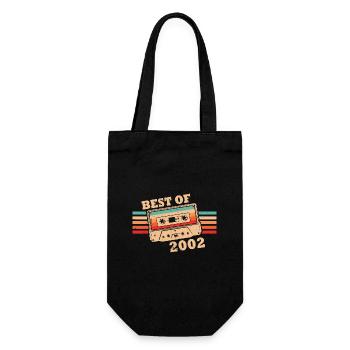 Best Of 2002 Vintage Rétro Cassette - Sac à bouteille - noir - Devant